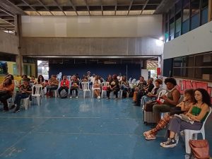 Lançamento de livros pela profa. Rosa Margarida de Carvalho Rocha e pelo Prof. Dagoberto José Fonseca no espaço do Centro Pedagógico.
